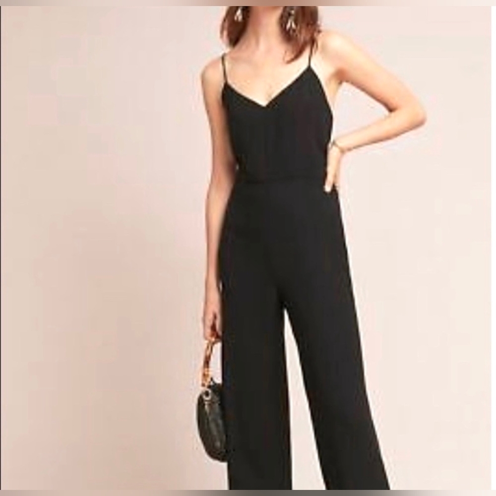 Anthropologie Black Jumpsuit